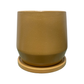 Elisa pot w/saucer - Tuscan